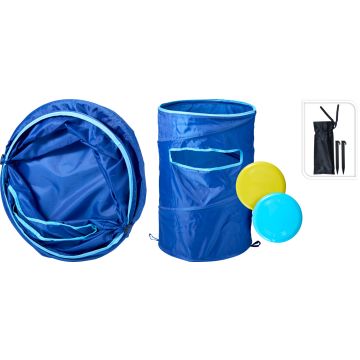 Throwing Game with 2 Discs and Target Barrel - 5 Pieces