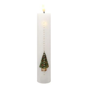 LED advent candle with Christmas tree and numbers up to 24 magical Christmas The Old Pharmacy