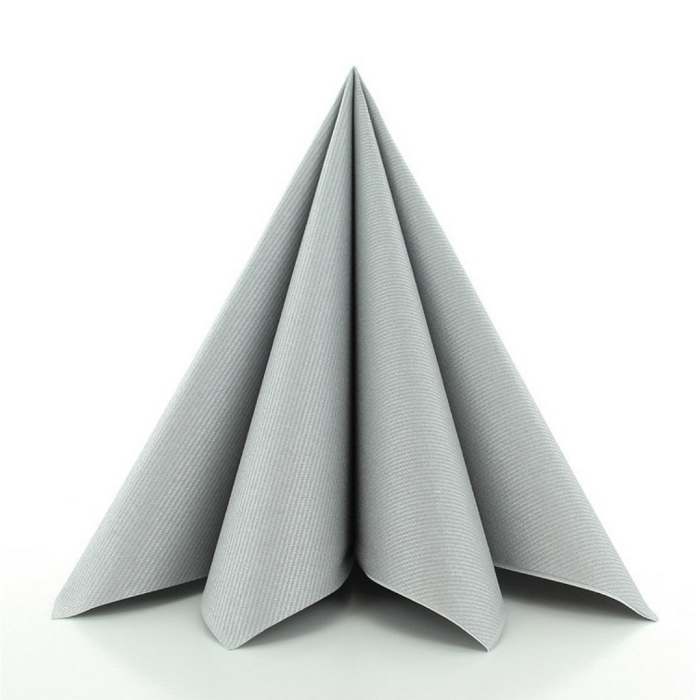 Luxury napkins silver 12x - 40x40 cm