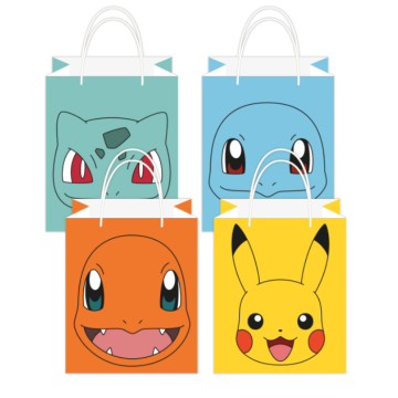 Pokemon gift bags 8x - 13x21.5 cm