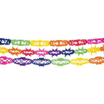 Multi-coloured garland set 3x - 4 m