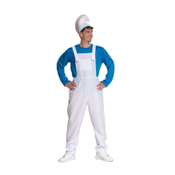 Mr blue gnome costume for men