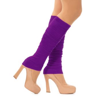 Leg Warmers for Women One-Size Purple