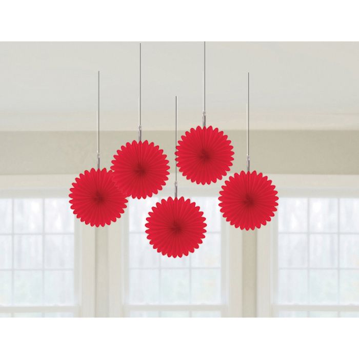 Red Bows 5x - 15.2 cm