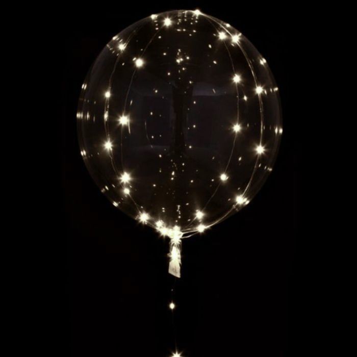 LED balloon white light chain 75 cm 5 m