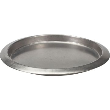 Round Stainless Steel Serving Tray Ø 35 cm