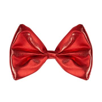 Metallic Red Bow Tie