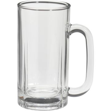 Beer Mug in Clear Glass 550 ml