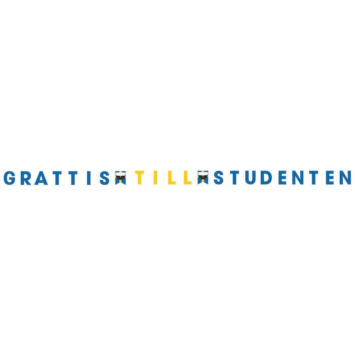 Student Banner "Congratulations on Your Graduation" - 284 x 12 cm 