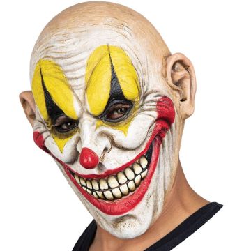 Creepy freaky clown mask - onesize