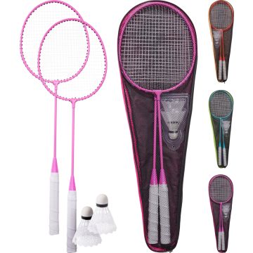 Badminton Set with 2 Rackets and 2 Shuttlecocks