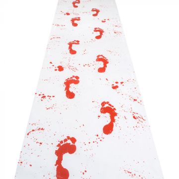 Bloody carpet with footprints - 450x60 cm 