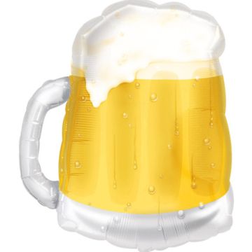 Beer Mug Foil Balloon - 50 x 58 cm