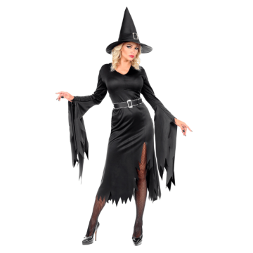 Black witch costume for women