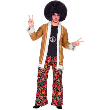 Woodstock hippie coat with trousers for men