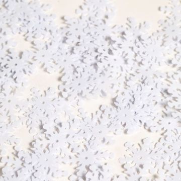 White snowflake table confetti - 14 g