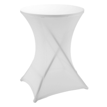 White bar table cover - 80x110 cm