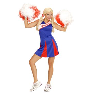 Blue Cheerleader Dress for Ladies