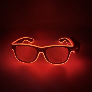 LED Party Glasses - Red