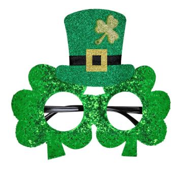 St. Patrick's Day Glitter Glasses