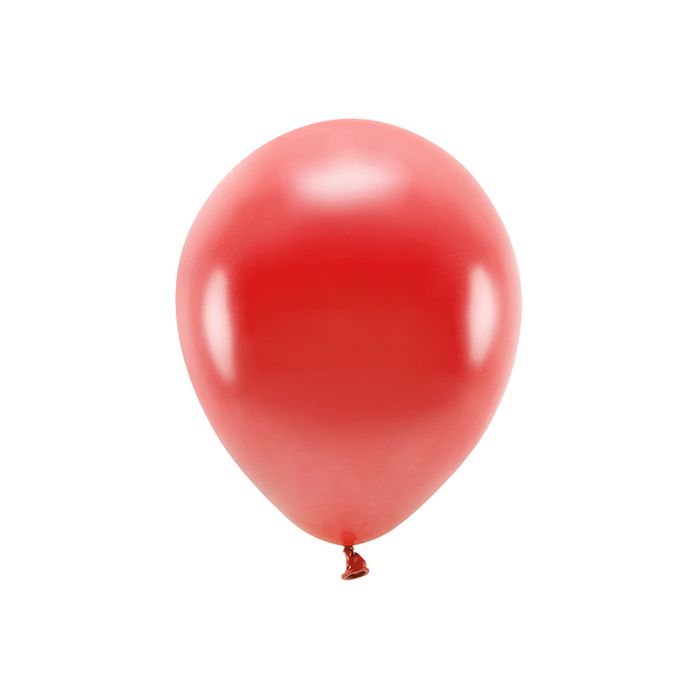 Metallic Red Balloons 10x - 30 cm