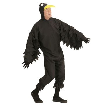 Fun Black Crow Costume for Men