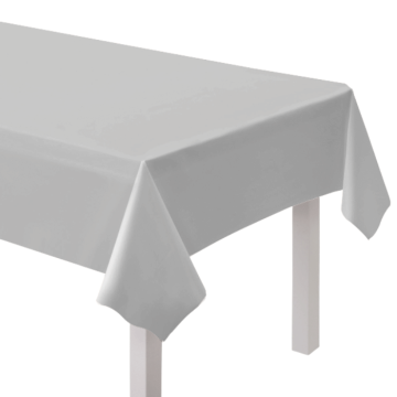 Silver paper tablecloth - 120x180 cm