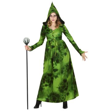 Forest Witch Dress with Hood for Ladies