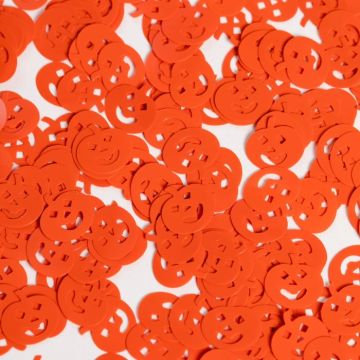 Orange Pumpkin Table Confetti - 14 g