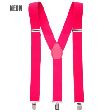 Neon pink braces