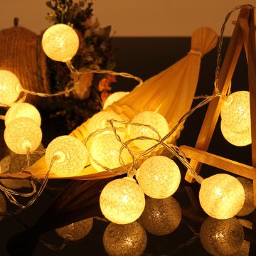 Cotton Ball Lights 3 M.