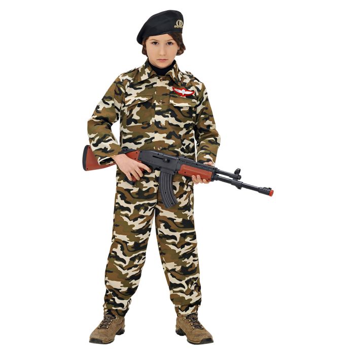 Children's Soldier Costume in Camouflage