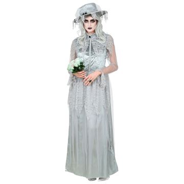 Mysterious Ghost Bride Costume for Ladies