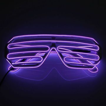 Purple LED Glasses