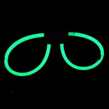 Glow stick glasses green - onesize