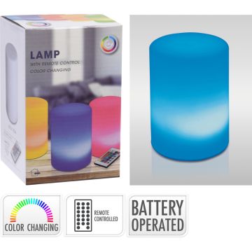 LED Table Lamp with Colour Change and Remote Control