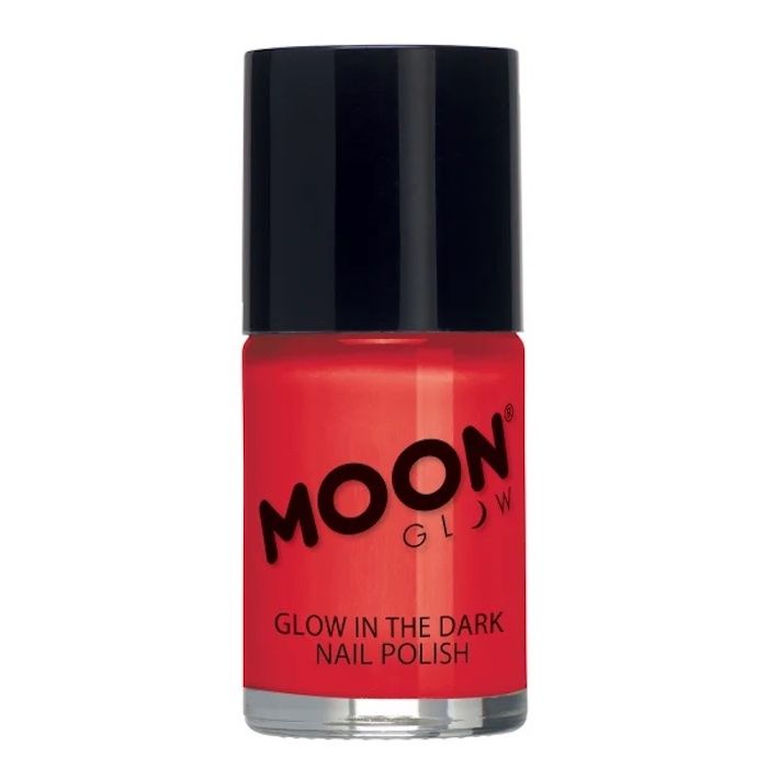 Glow-in-the-Dark Nail Polish Red 14 ml Moon Creations