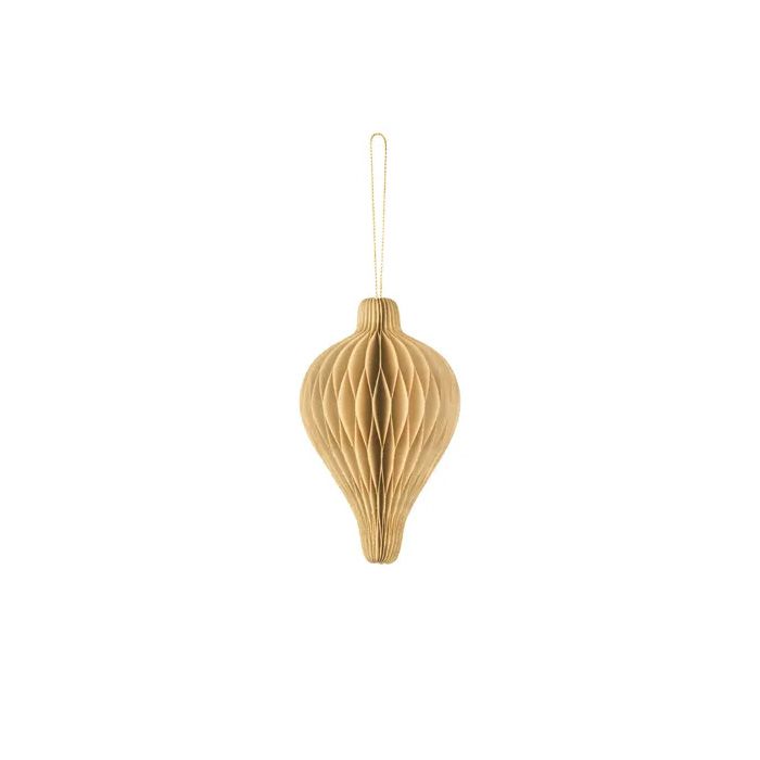 Honeycomb Decoration in Beige 12x8 cm