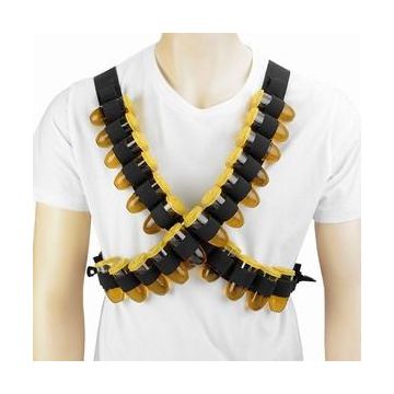 Shot belt incl 12x cartridges