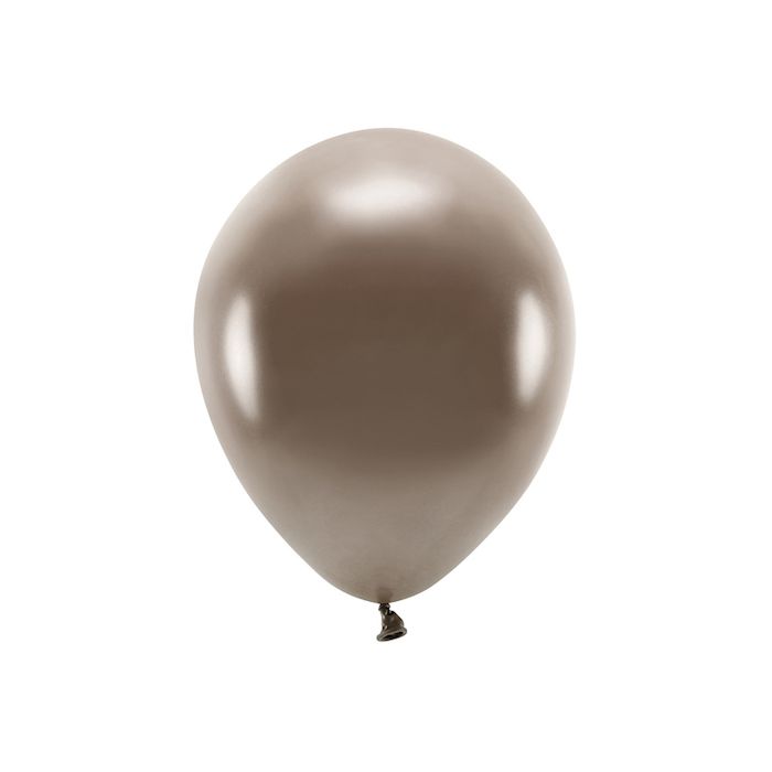 Metallic brown balloons 10x - 30 cm 