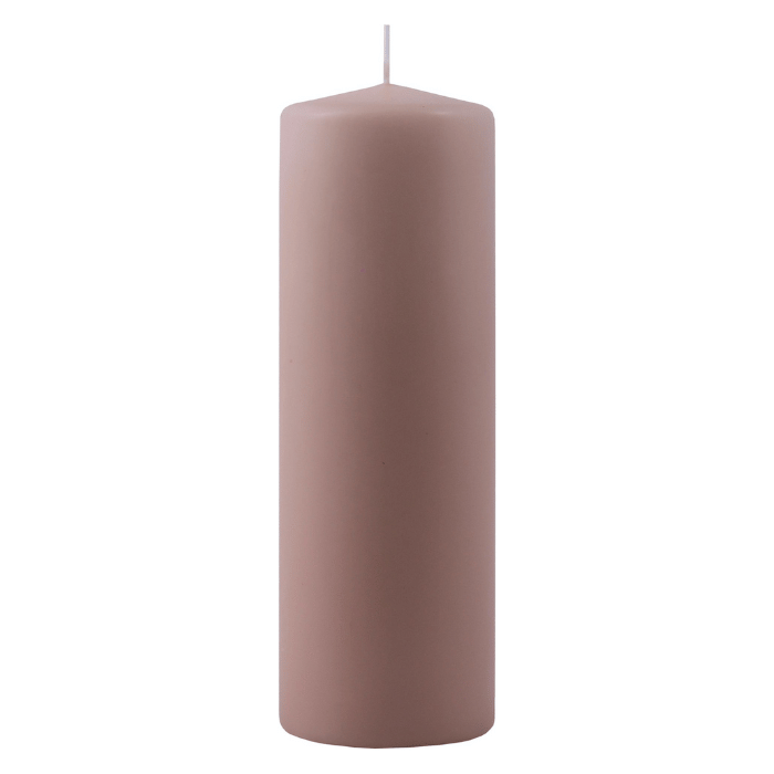 Sand Pillar Candle 1x - 6x18 cm
