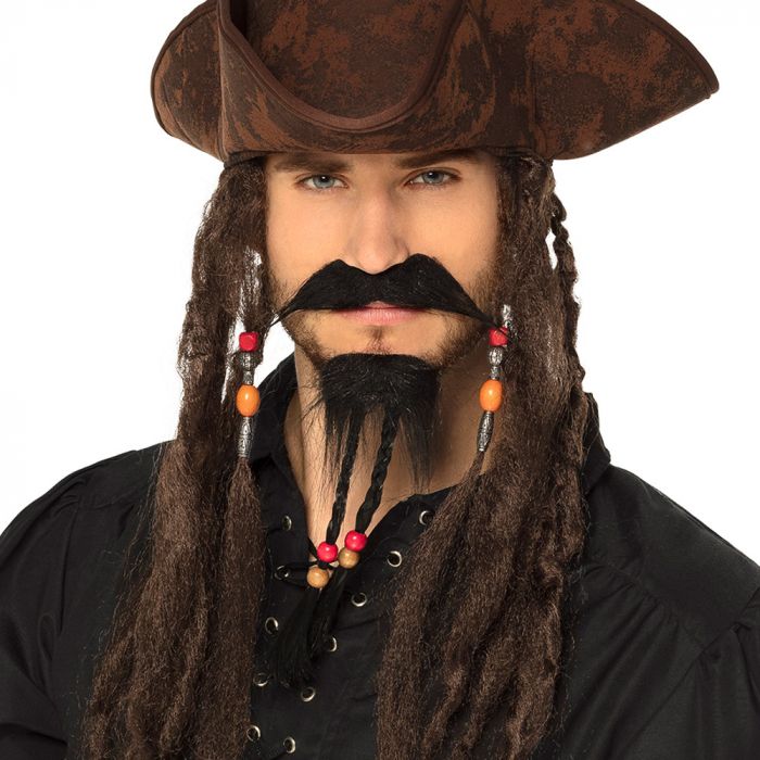 Pirate beard and moustache - onesize