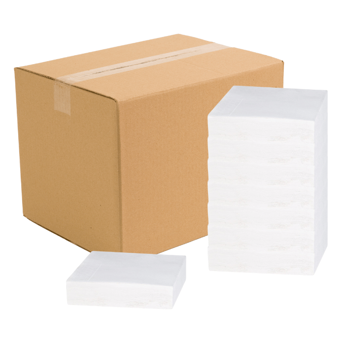 40x40 cm napkins 1000x white 2-ply