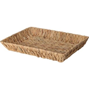 Rectangular Water Hyacinth Basket 38x28 cm