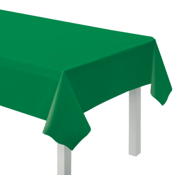 Dark Green Paper Tablecloth - 120x180 cm