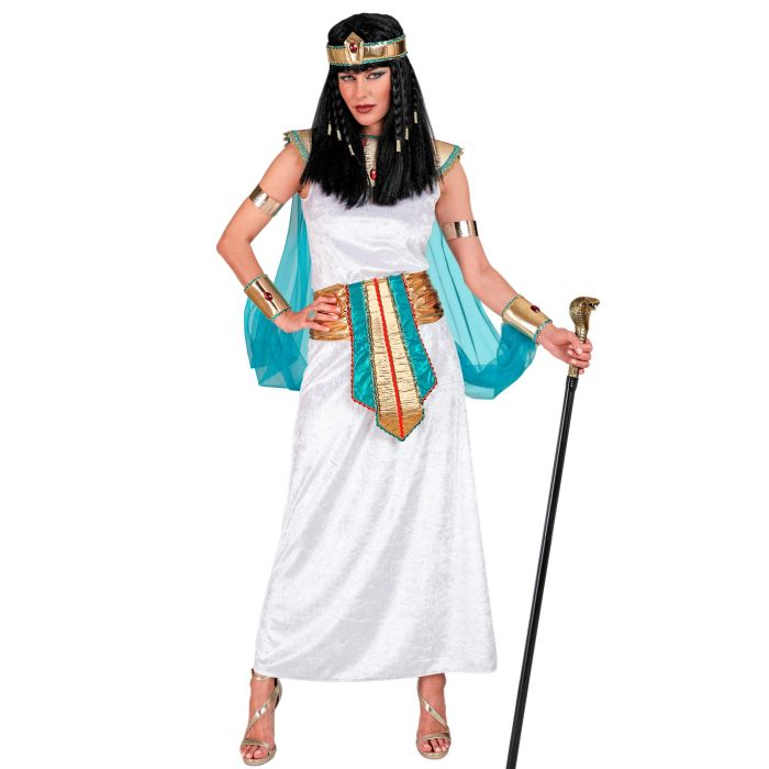 Long Egyptian Queen Dress in White