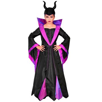Evil witch queen costume for girls