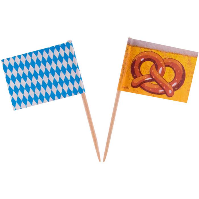 Oktoberfest Wooden Skewers 50 pcs - 14 cm