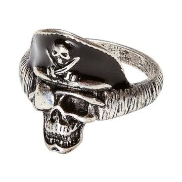 Ring with Pirate Skull