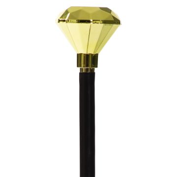 Gold diamond cane - 105 cm